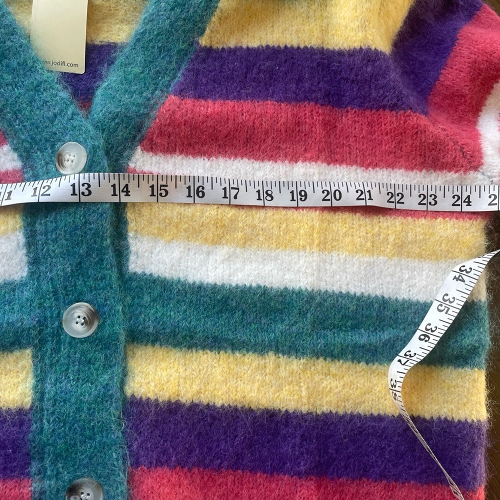 JODIFL Multicolor Striped Cardigan - Picture 5 of 6